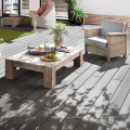 Decking composto oco de madeira exterior do decking da cavidade WPC